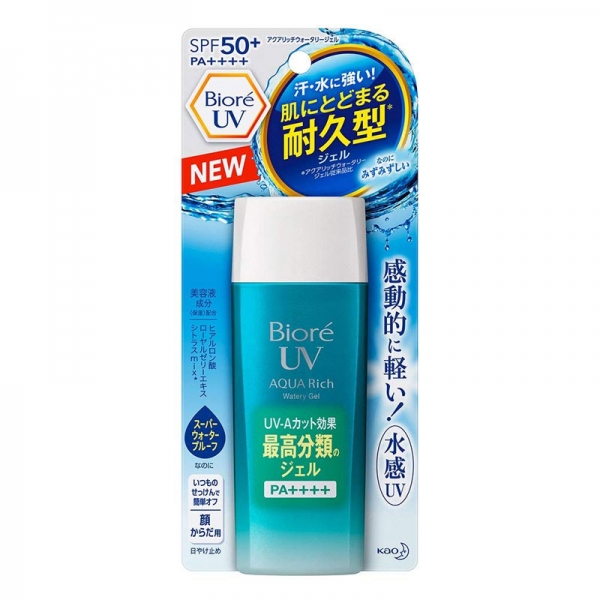 재팬홀릭의,비오레 UV 아쿠아 리치 워터리 젤 SPF50+ 70ml 사진입니다.