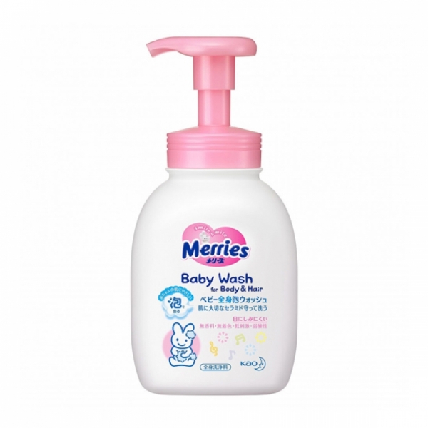 재팬홀릭의,Merries 거품이 잘 나는 바디 워시 400ml 사진입니다.