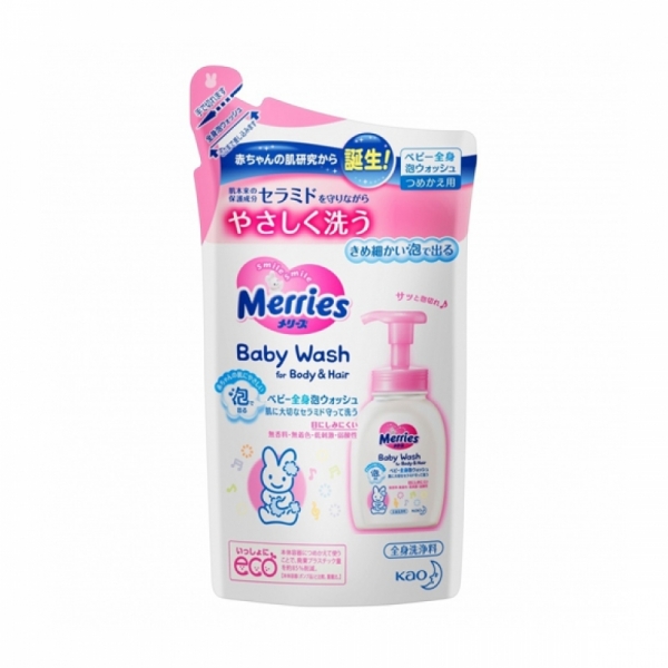 재팬홀릭의,Merries 거품이 잘 나는 바디 워시 리필 320ml 사진입니다.