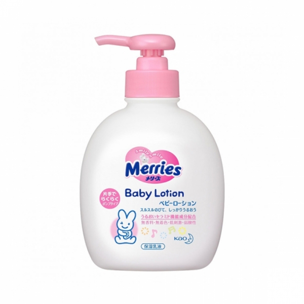 재팬홀릭의,Merries 베이비 로션 300ml 사진입니다.