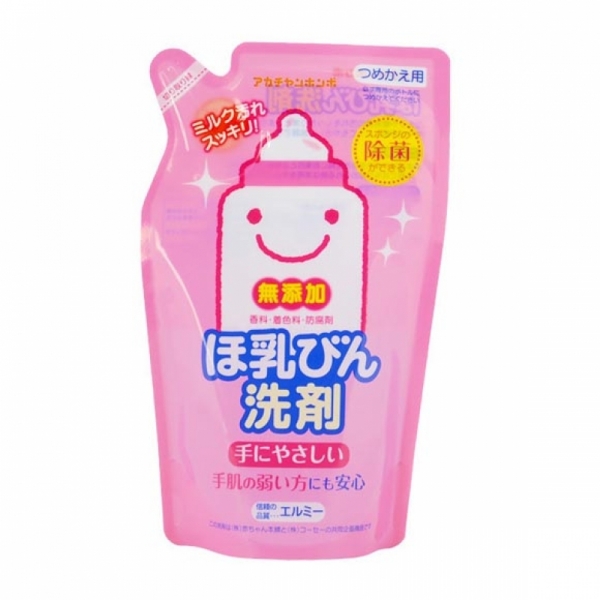 재팬홀릭의,손에 부드러운 젓병 세제 리필 220ml 사진입니다.