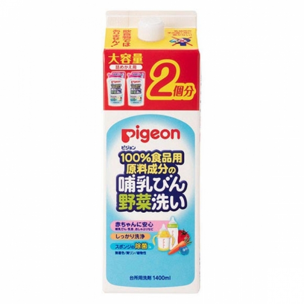 재팬홀릭의,Pigeon 보유병 야채 세제 1400ml 사진입니다.