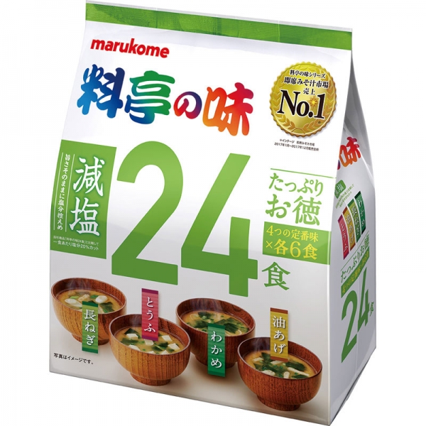 재팬홀릭의,요정의 맛 즉석 생된장국 저염 24봉 사진입니다.