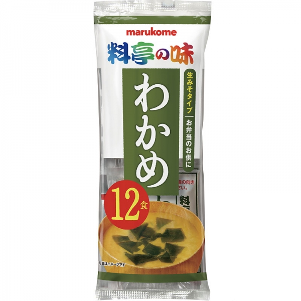 재팬홀릭의,요정의 맛 즉석 생된장국 미역 12식 사진입니다.