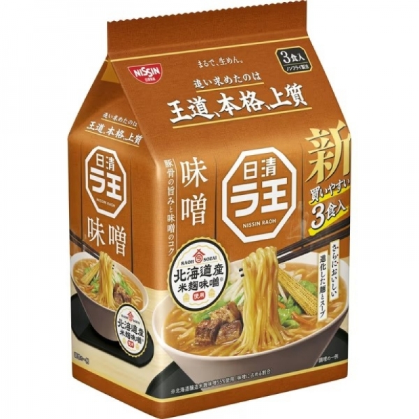 재팬홀릭의,닛신 라오 라멘 3식팩 303g 사진입니다.