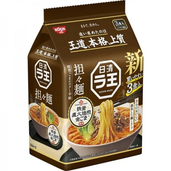 재팬홀릭의,닛신 라오 라멘 3식팩 303g 사진입니다.