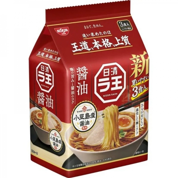 재팬홀릭의,닛신 라오 라멘 3식팩 303g 사진입니다.