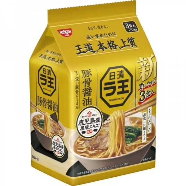 재팬홀릭의,닛신 라오 라멘 3식팩 303g 사진입니다.